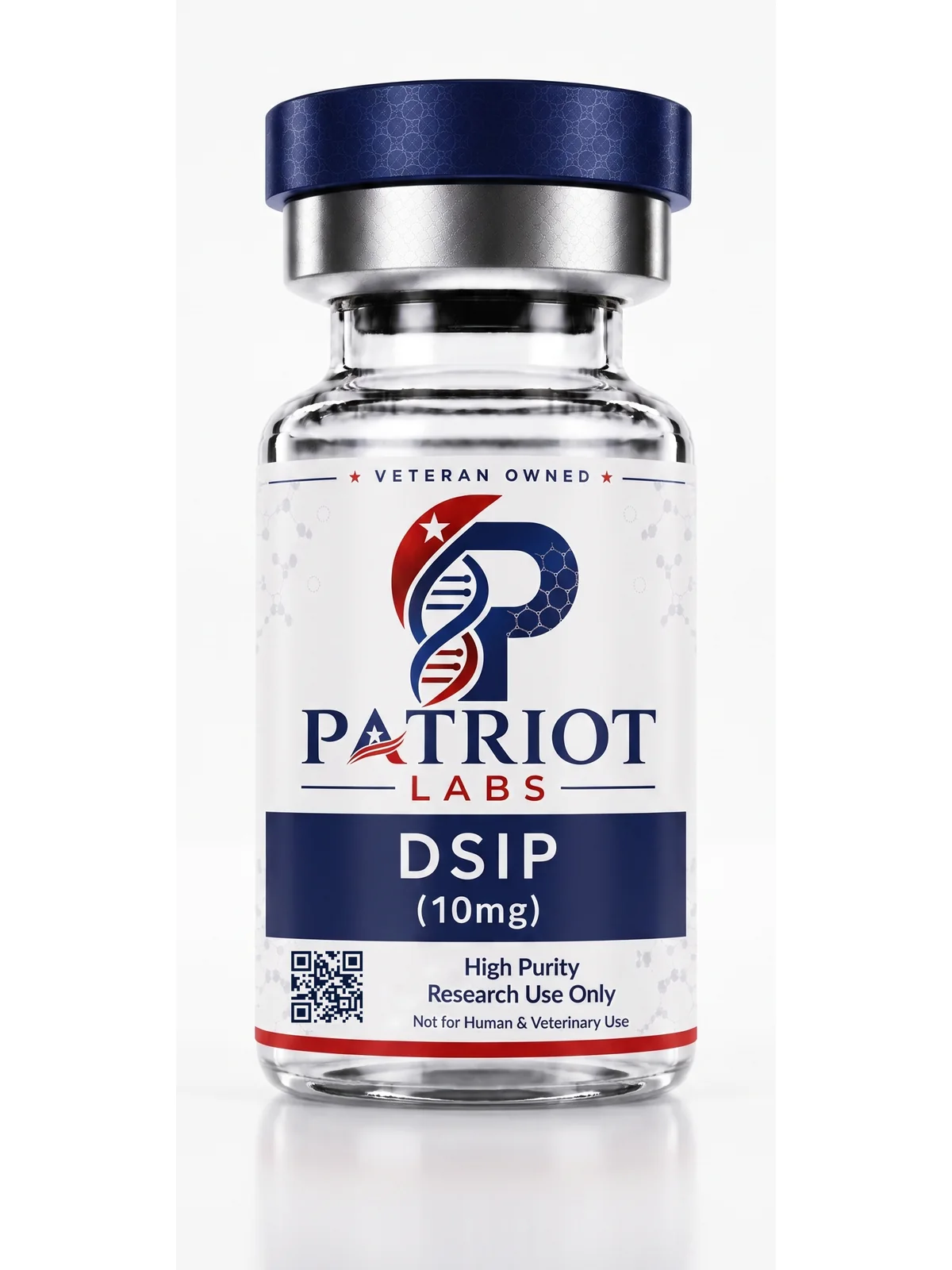 DSIP 10mg research peptide vial