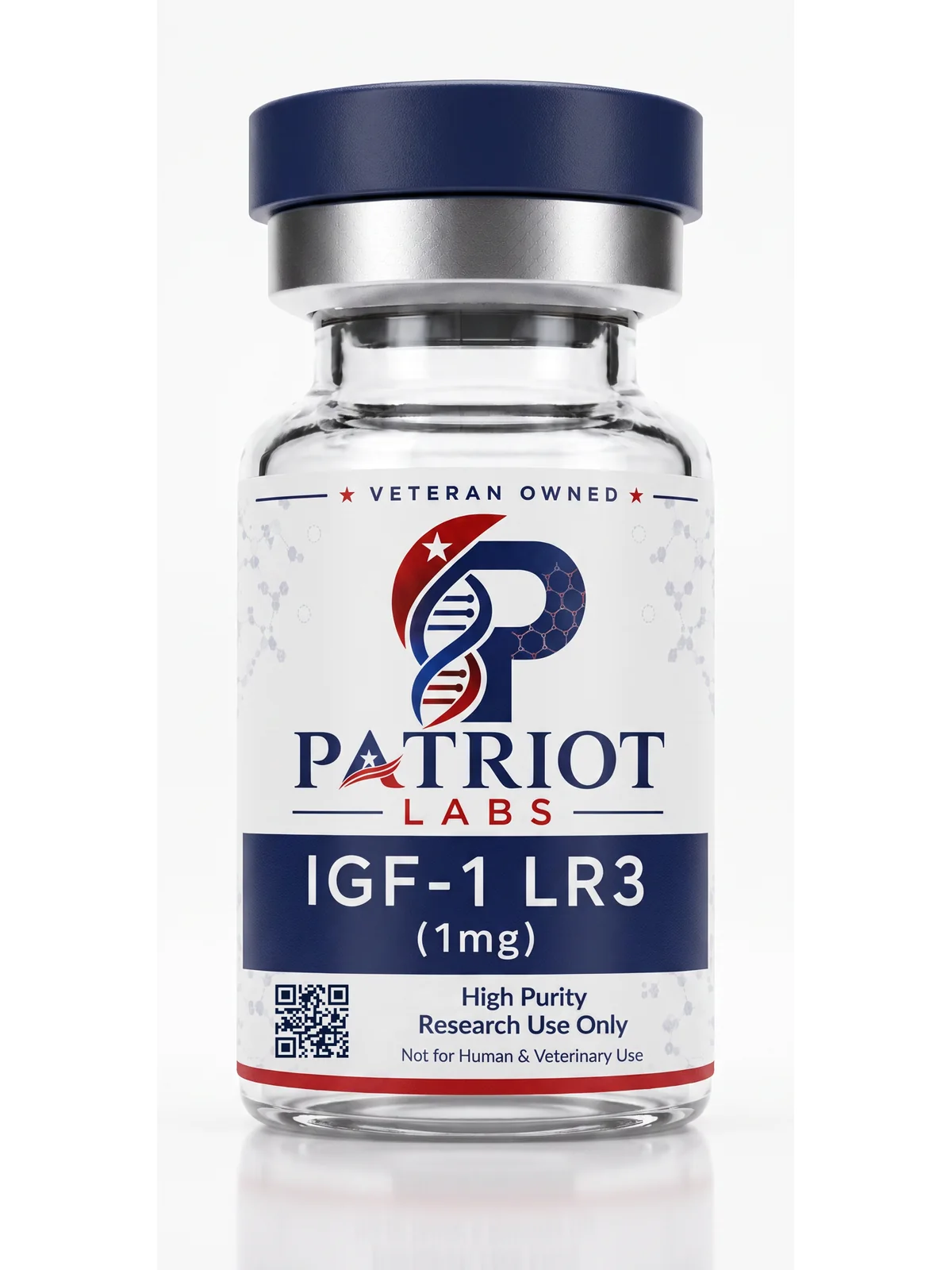 IGF-1 LR3 1mg research peptide vial
