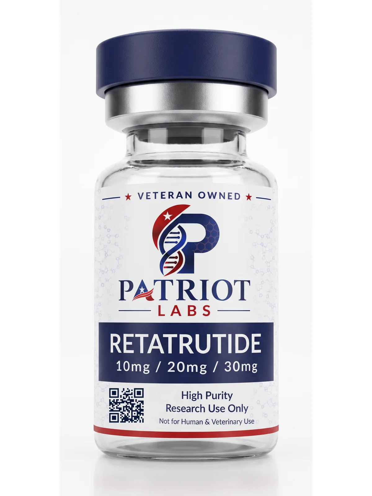 Retatrutide 10mg research peptide vial